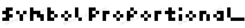 Symbol Proportional字体转换 Symbol Proportional字体转换